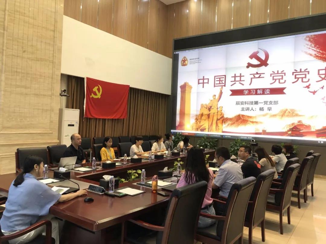 慶建黨百年 | 辰安科技黨支部學(xué)光輝黨史，凝聚思想共識(shí)，激發(fā)奮進(jìn)力量