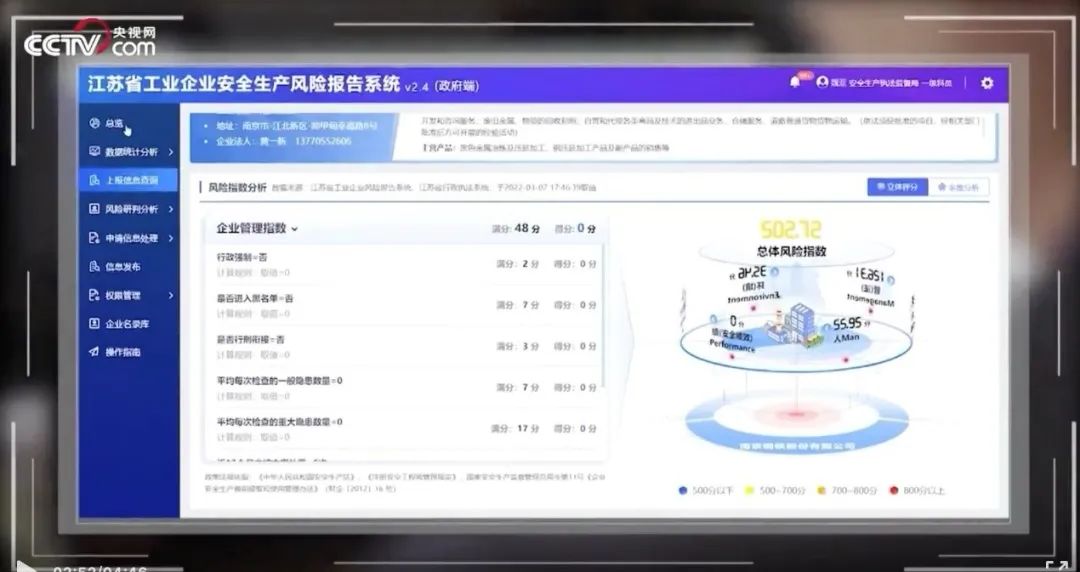 辰安科技企業(yè)風(fēng)險報告系統(tǒng)賦能江蘇應(yīng)急廳精準執(zhí)法 辰安科技企業(yè)風(fēng)險報告系統(tǒng)賦能江蘇應(yīng)急廳精準執(zhí)法